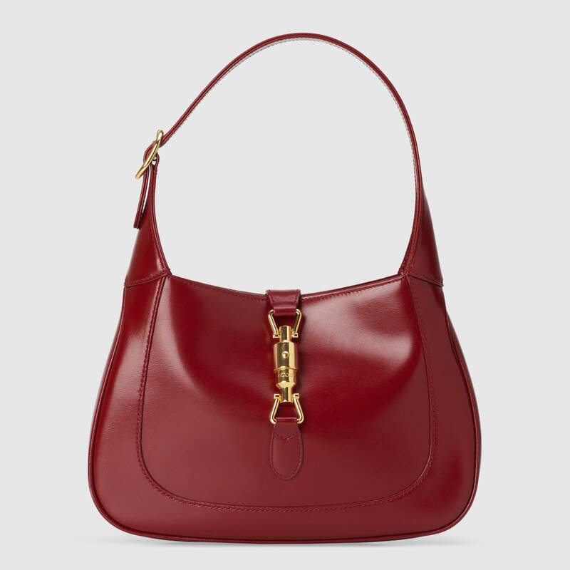 Gucci Jackie 1961 Medium Shoulder Bag Red Leather