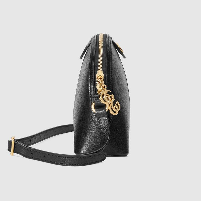 Gucci Ophidia Shoulder Bag, Small Black Leather