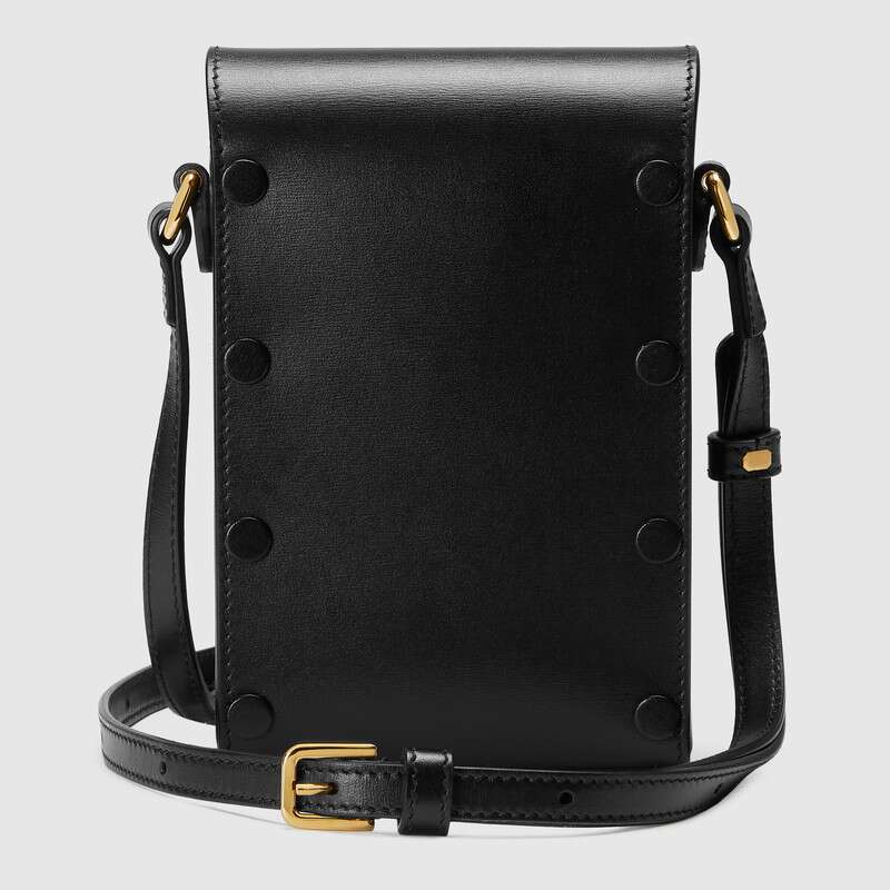 Gucci Horsebit 1955 Mini Bag Black Leather
