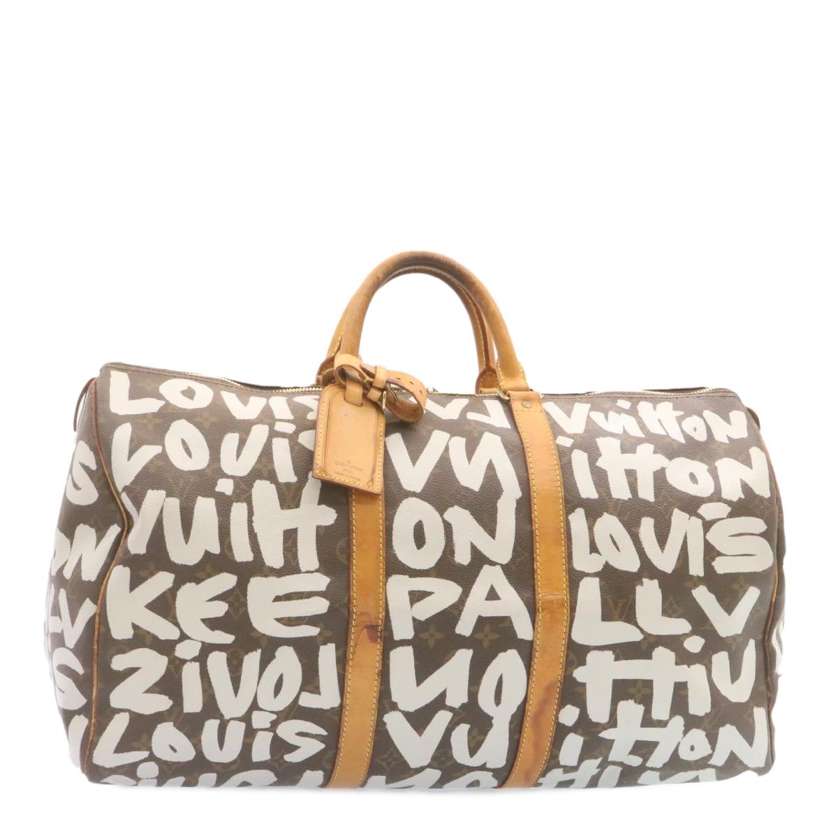 Louis Vuitton Keepall 50, Monogram Graffiti Boston Bag