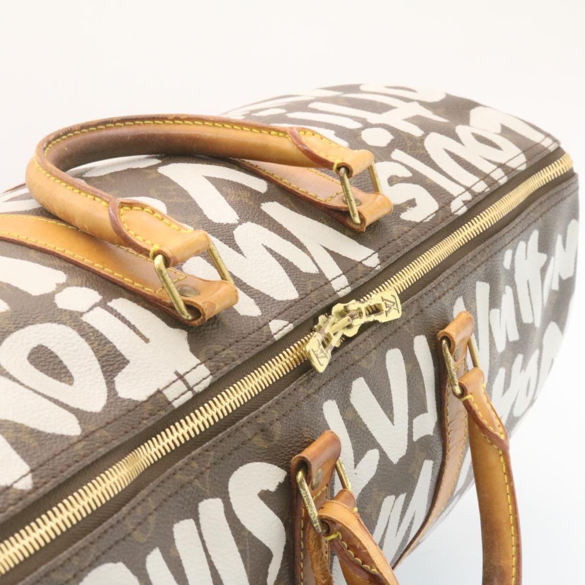 Louis Vuitton Keepall 50, Monogram Graffiti Boston Bag