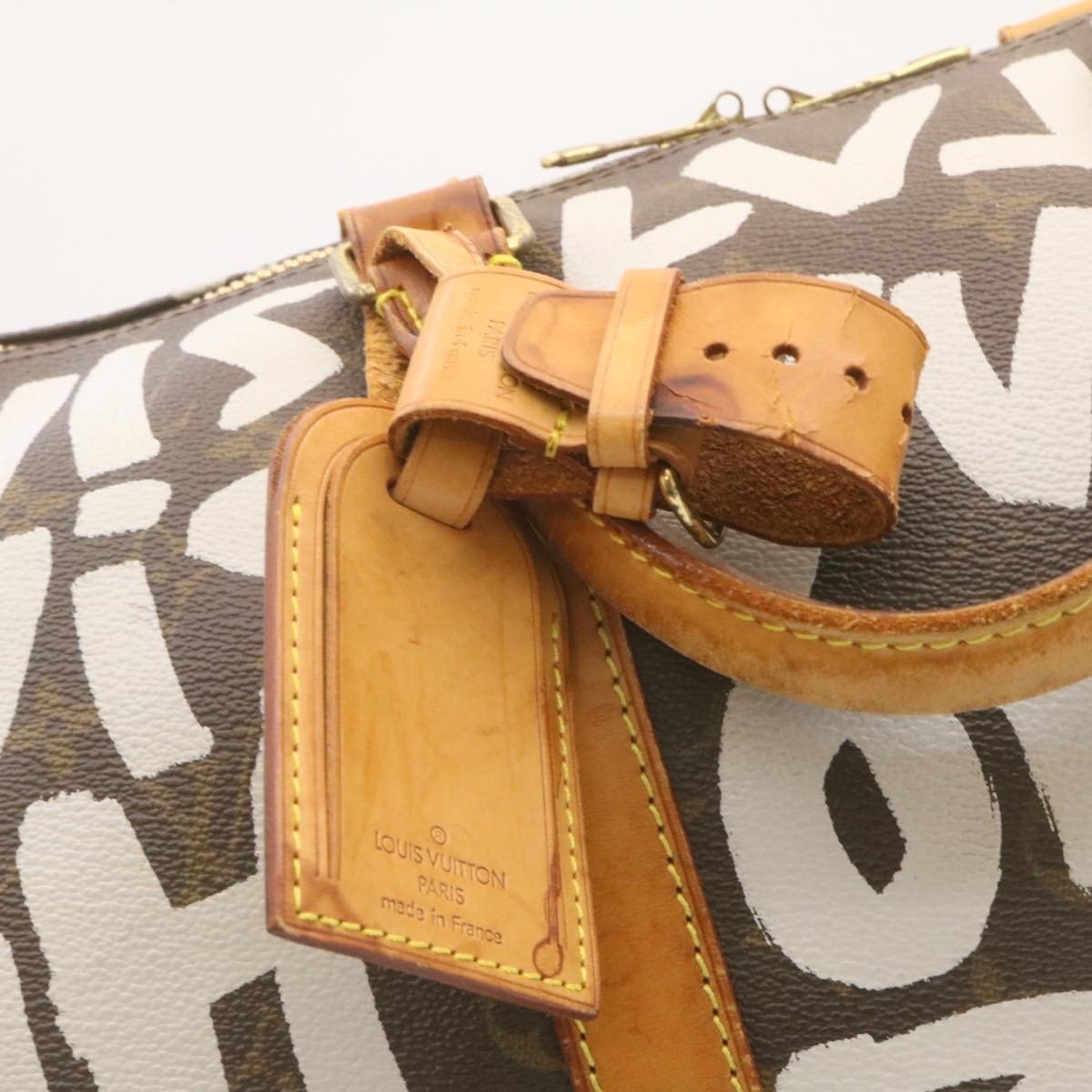 Louis Vuitton Keepall 50, Monogram Graffiti Boston Bag