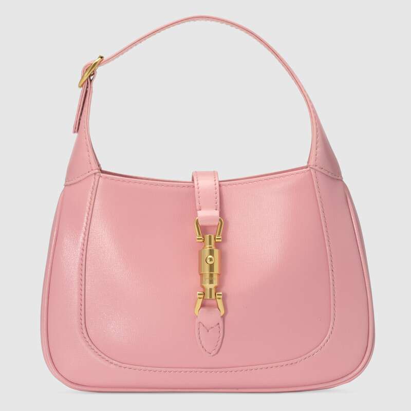 Gucci Jackie 1961 Small Shoulder Bag Light Pink Leather