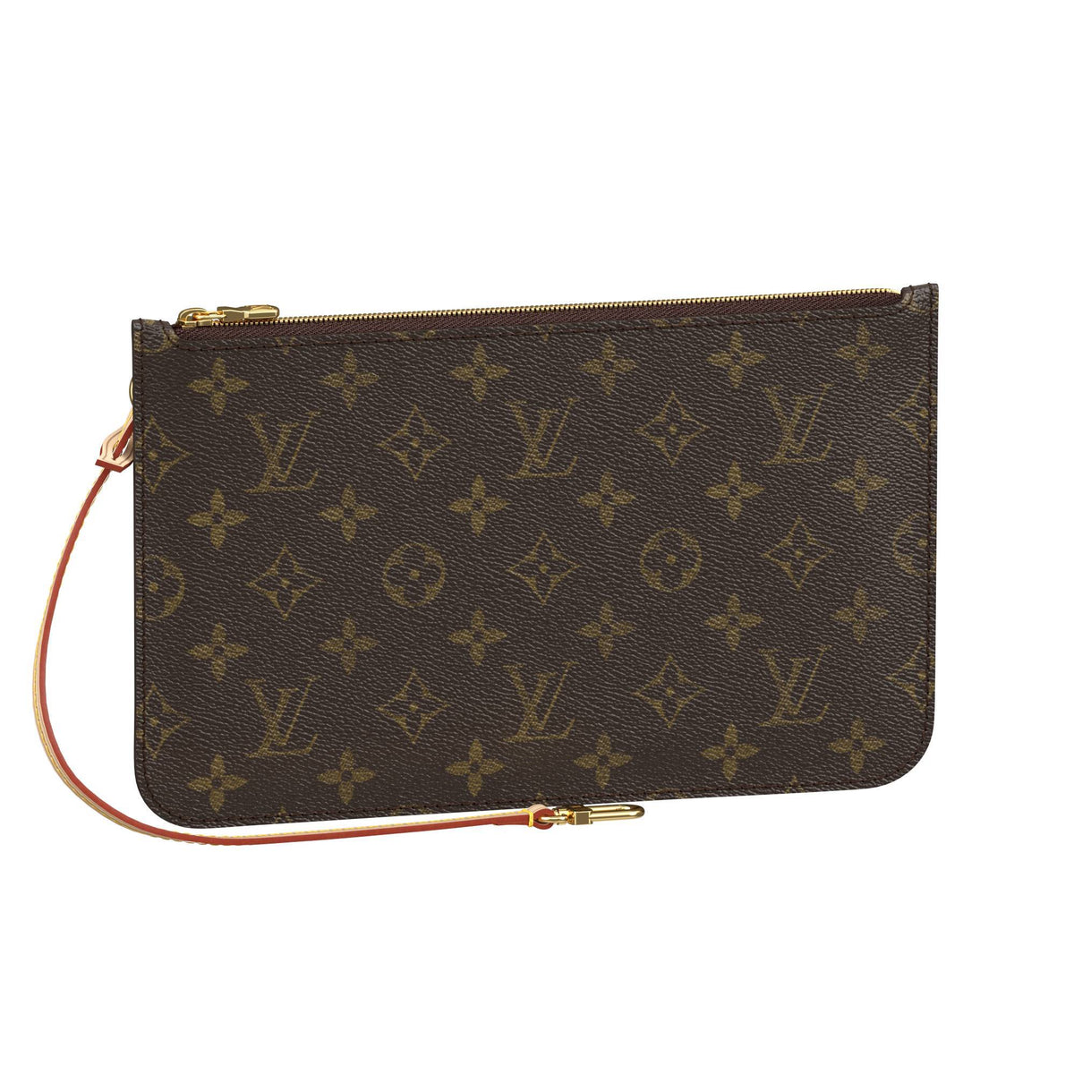 Louis Vuitton Neverfull MM, Monogram Canvas Tote, Cowhide Trim