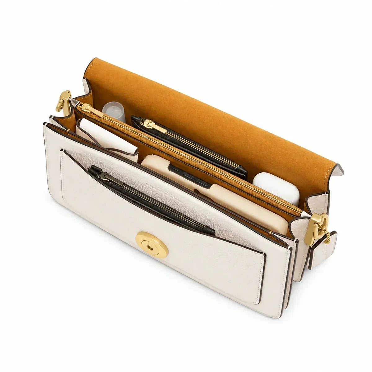 Coach Tabby Shoulder Bag  26 - Brass/Chalk
