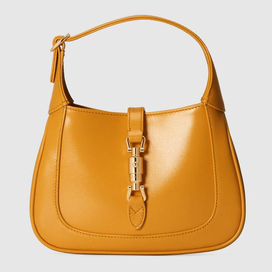 Gucci Jackie 1961 Small Shoulder Bag Yellow Leather